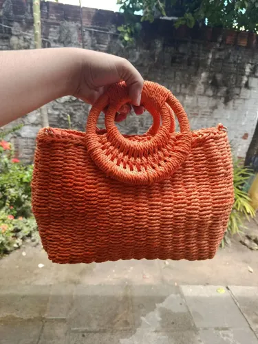 Bolsa de palha, perfeito para praia ?