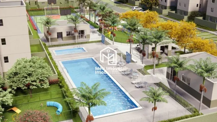 Apartamento 2 Quartos, 1 Suíte, 1 Vaga e 50,35m² Ceilândia