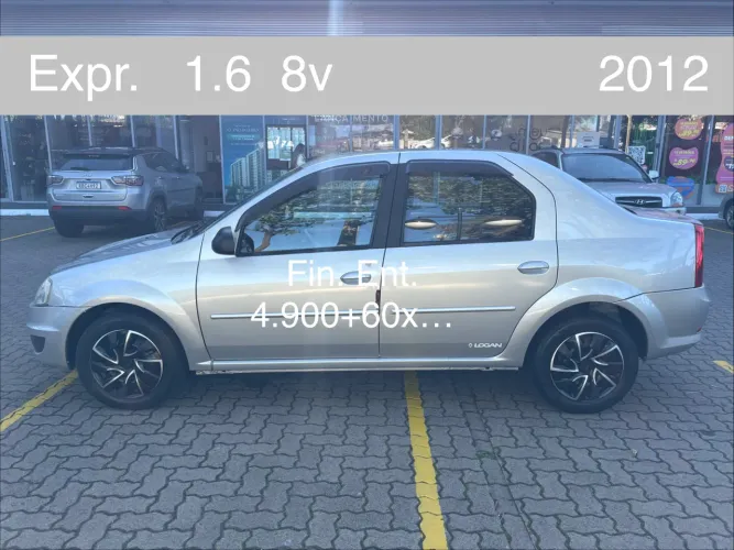 Renault Logan Expression Hi-flex 1.6 8V 4P 2012
