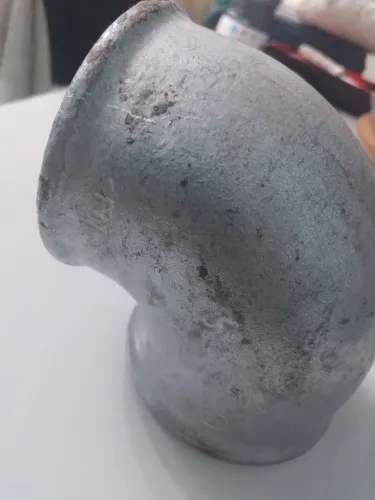 Joelho de ferro galvanizado tupy de 3 polegadas 