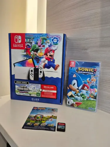 Nintendo Switch Oled Novo + Jogos (Garantia + assinatura)