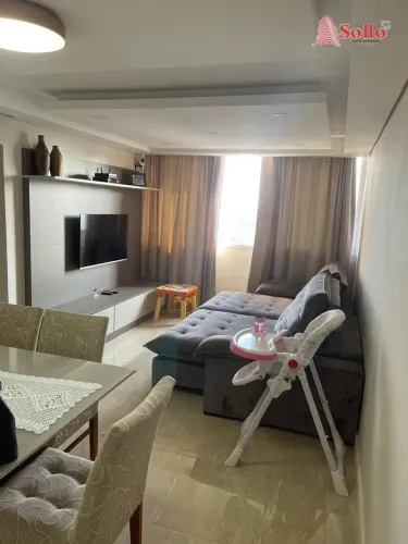 CONDOMÍNIO VILLE DE FRANCE Maravilhoso Apartamento com 3 dormitórios à venda, 83 m² por R$