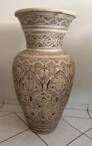 Vaso Cerâmica Artesanal Grande