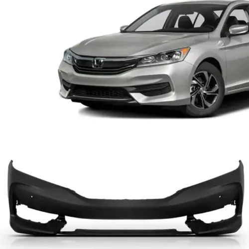 Parachoque Dianteiro Honda Accord 2016 à 2017 - Preto Liso - TYG