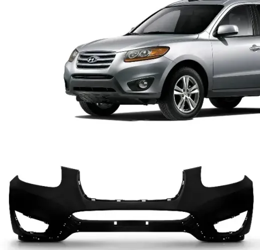 Parachoque Dianteiro Hyundai Santa Fe 2011 à 2013 - Preto Texturizado - TYG