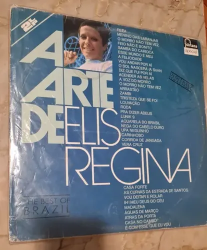 Disco LP Vinil Duplo A Arte de Elis Regina