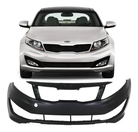 Parachoque Dianteiro Kia Optima 2013 / 2014 - Preto Liso - FPI