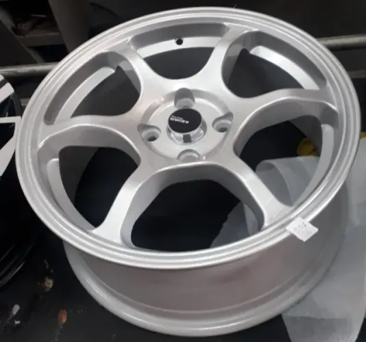 jogo de rodas advan racing 4x100 aro 17 tala 7 et 35 nova
