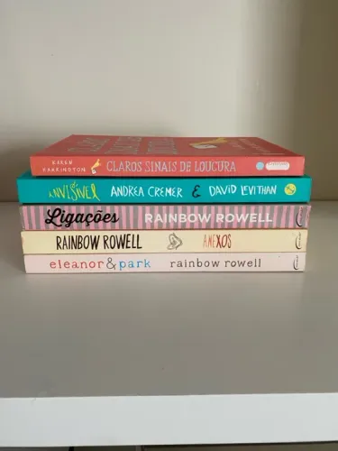 Livros da Rainbow Rowell - Eleanor & Park, Fangirl e Anexos