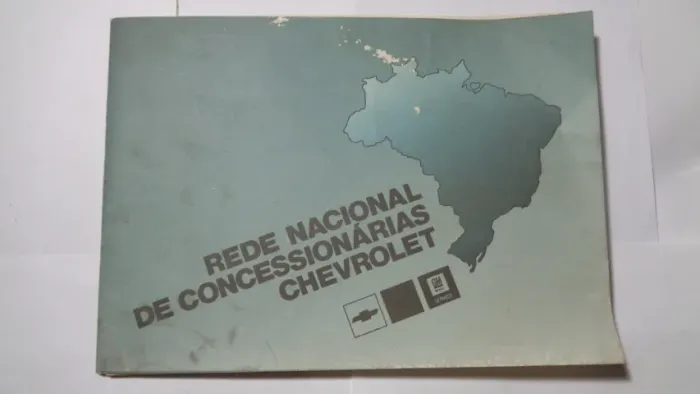 Folheto Rede Concessionária Chevrolet