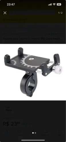 Suporte de celular para bike