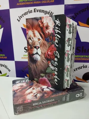 Bíblia Evangélica Com Abas Adesivas Laterais