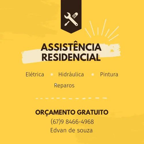 Assistência Residencial - Elétrica, Hidráulica, Pintura e Reparos