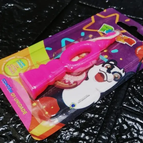 Vela Numero Para Aniversario N 0 Pink Panda