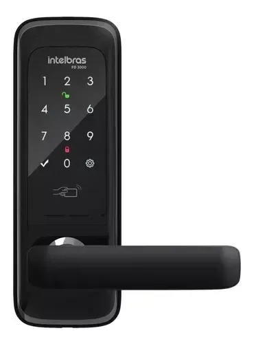 Fechadura Digital S/fio Embutir Senha Tag Fd 3000 Intelbras