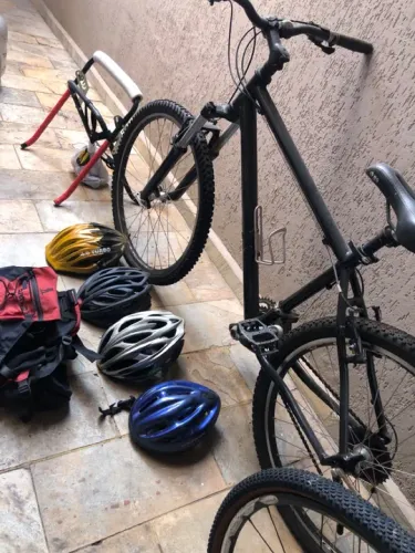 Bicicleta + acessórios