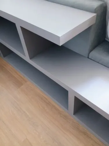 aparador para sofá sob medida de acordo como seu projeto e cor desejada em até 12 X