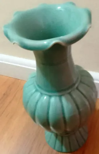 Vaso Vintage Verde Anos 70 Peça Linda Perfeito Estado
