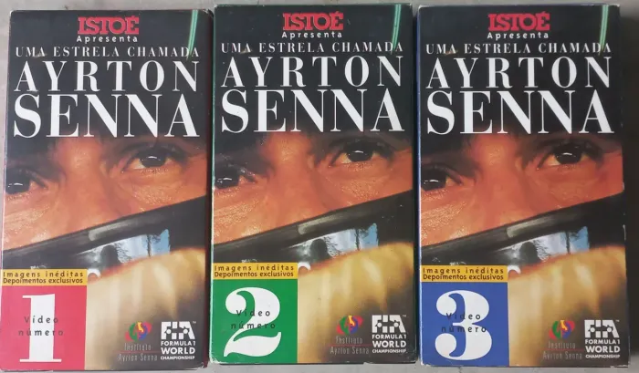 Coleção Completa Ayrton Senna - ISTOÉ - 3 DVDs