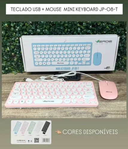 TECLADO USB + MOUSE MINI KEYBOARD JP-O8-T
