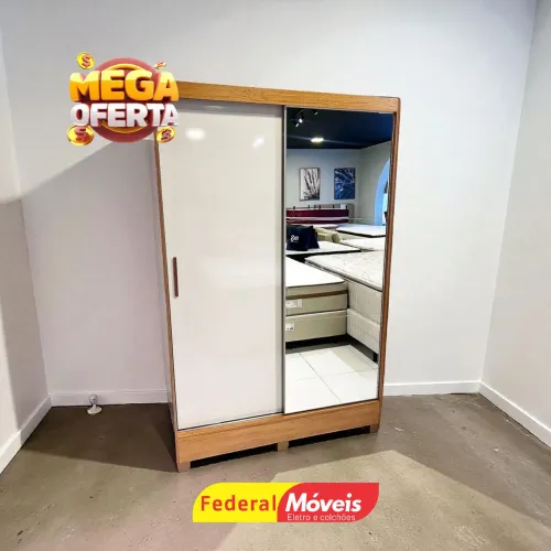 Guarda Roupa em Oferta Solteiro 2P 2G Espelho - Solicite Catálogo