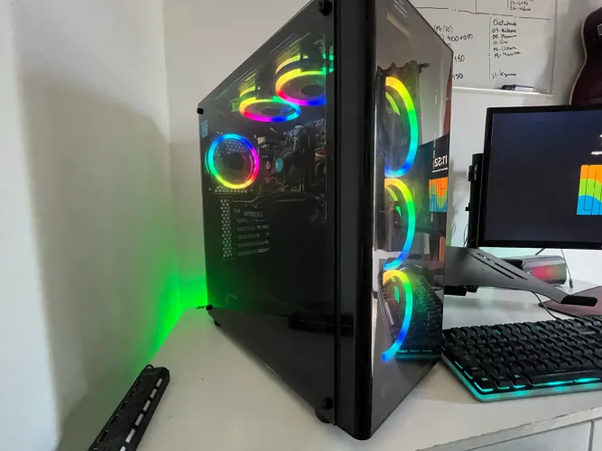 PC Gamer completo - Mesa, cadeira, monitor e tudo!