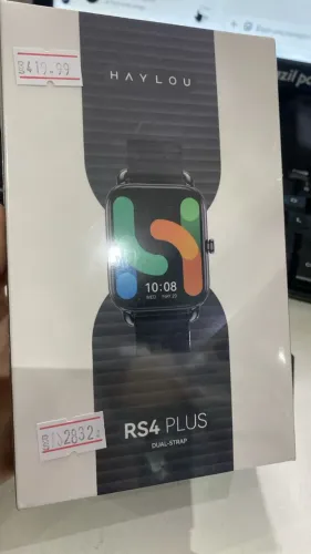 Relógio Inteligente Smartwatch Haylou Rs4 Plus -Monitoramento de saúde -Mensagem -Esportes