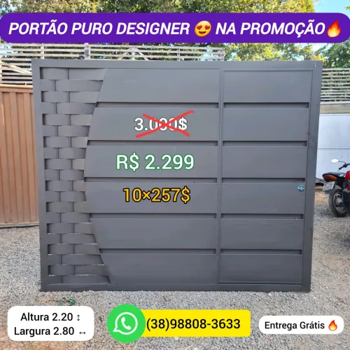 Portão Premium - Impecável!