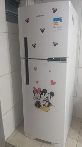 Geladeira Brastemp Frost Free Duplex 375 litros cor Branca 110V.
