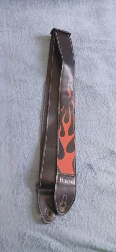 Correia de Guitarra SF11 - fogo - Basso