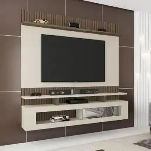 Painel Para Tv Atualle Santiago Mocaccino/Off White