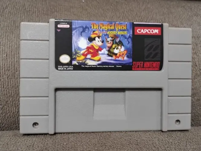 Cartucho The Magical Quest Mickey Mouse SNES - Paralelo