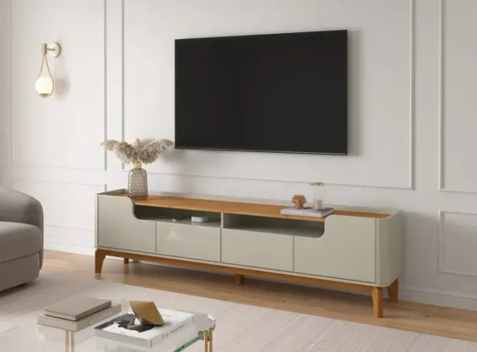 Rack Bancada 1,80m Patrimar Moderno e Elegante s76