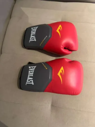 Luva Pro Style Elite Vermelho Boxe Evershield Original Everlast