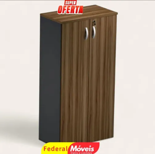 Armário Alto Fechado 2 Portas 1,59x0,80x0,42 - Espaçoso e Moderno