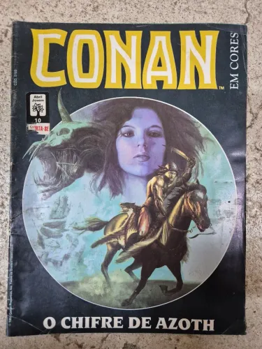 Conan o Bárbaro- O Chifre de Azoth - Abril Jovem - Nº 10 e 59