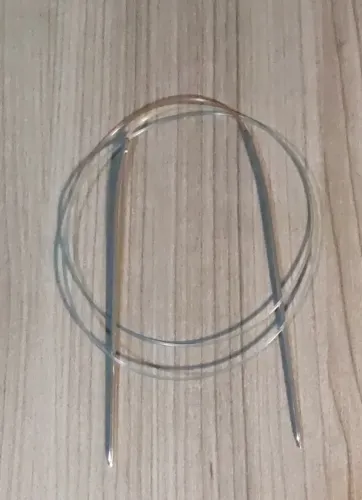 01 Agulha Circular para tricô - Comprimento 80 / espessura 20