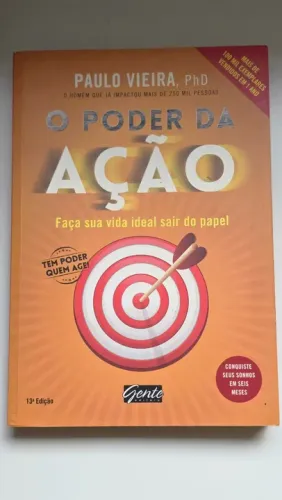 Livro O Poder da Ação - Paulo Vieira - Gente Editora - Usado
