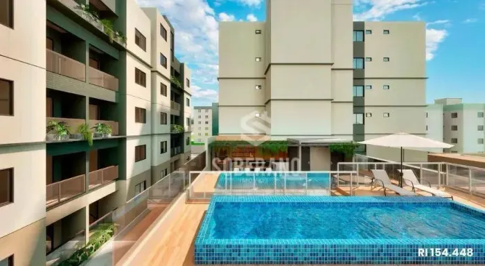 Apartamento com 2 dormitórios à venda, 51 m² por R$ 348.055,60 - Portal do Sol - João Pess