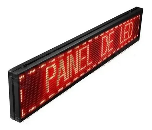Painel 200x40 vemelhor (Honestidade e Qualidade JK Eletrônicos )