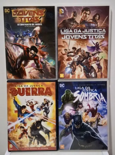 Coleção DVDs DC Universe: Jovens Titãs e Liga da Justiça
