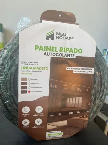 painel ripado madeto nogueira intenso 10x1 - 10M