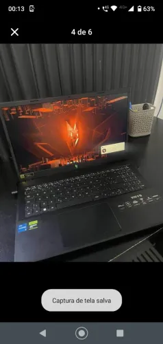 Notebook acer nitro v15 3050 novo