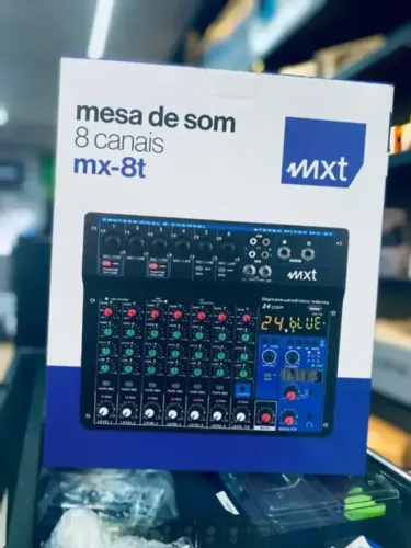 MESA DE SOM DE 8 CANAIS MX-8T
