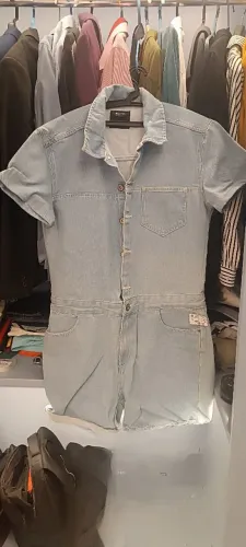 Macacão masculino jeans