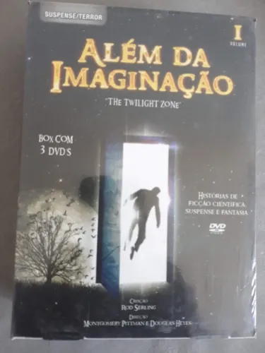 BOX COM 3 DVD´S - ALEM DA IMAGINAÇÃO -THE TWILIGHT ZONE