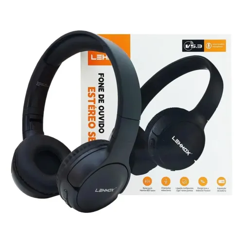 Fone De Ouvido Bluetooth 5.3 Headset Sem Fio Cancelamento De Ruido