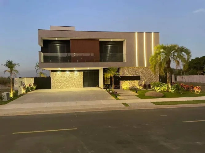 Sobrado com 5 dormitórios à venda, 400 m² por R$ 6.800.000,00 - Condomínio Villa Dos Pinhe