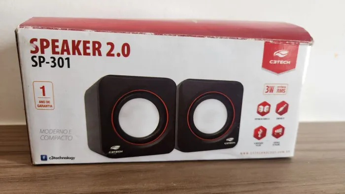 Vendo caixa de som para pc speaker 2.0 SP-301