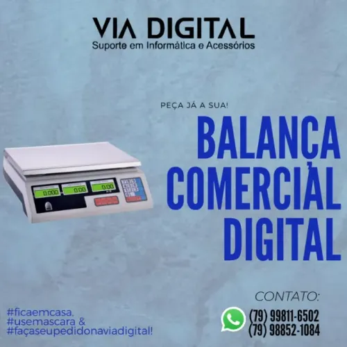 Balança pesa de 2g ate 40kg uso comercial novas 